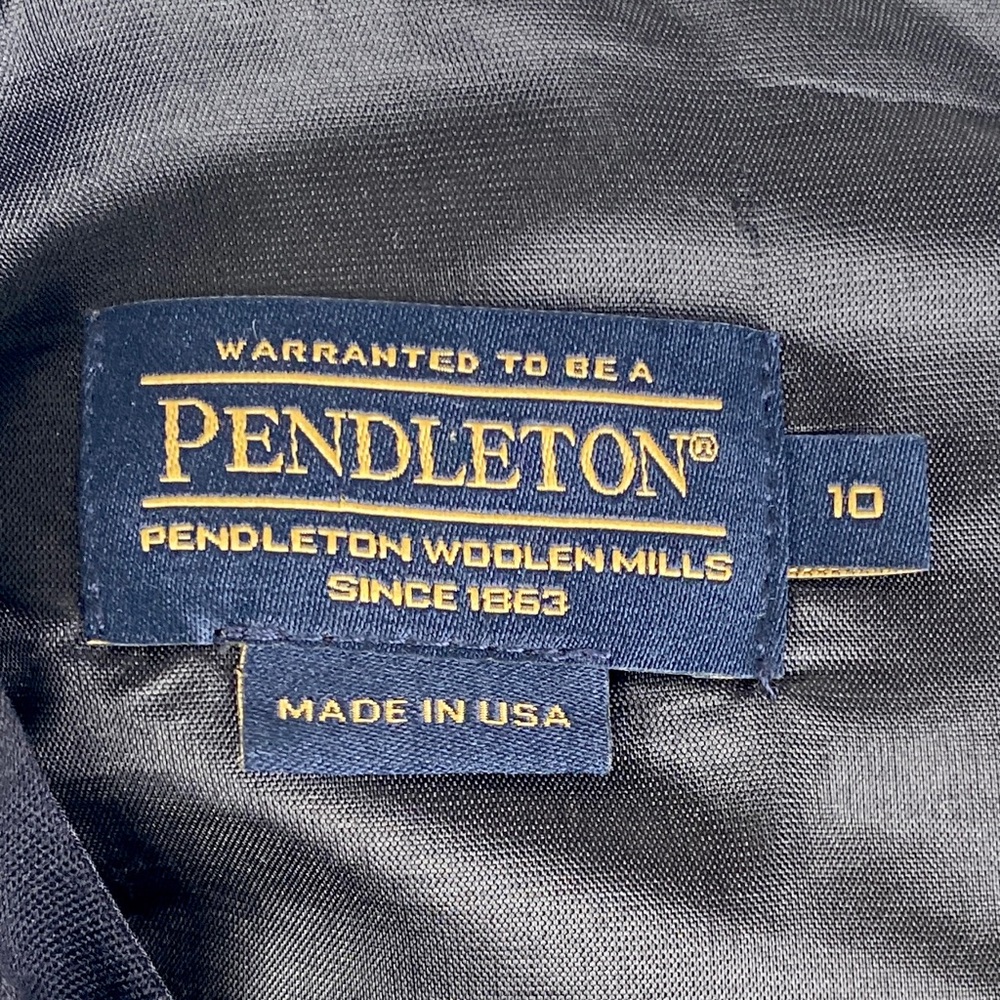 Pendleton Wool Sheath Dress Black - image 5